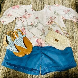 Meraki Floral Patterned Fabric